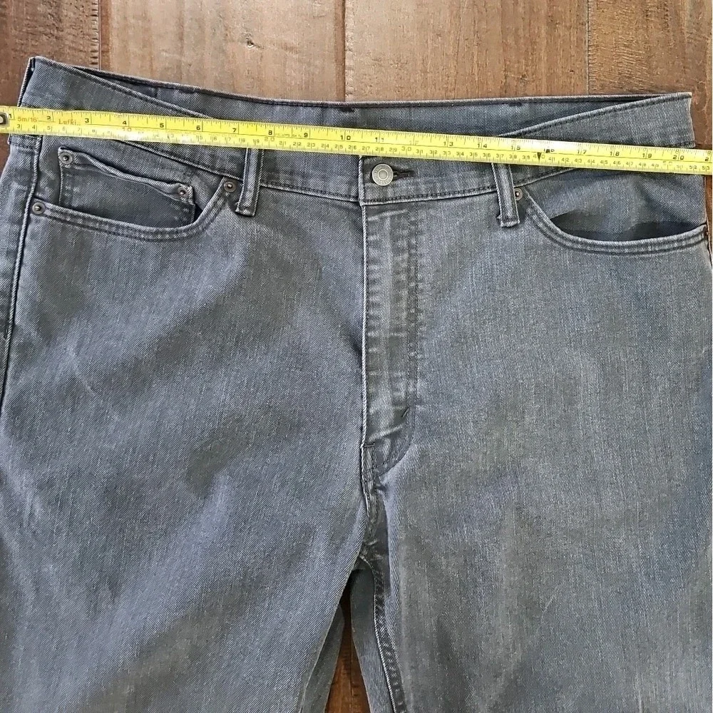 Levi Strauss 541 Jeans Men's 40 × 34 Regular Fit Gray Black Denim W36 L34 Levi's